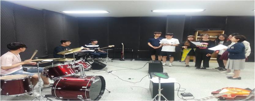 1학년 밴드동아리 활동