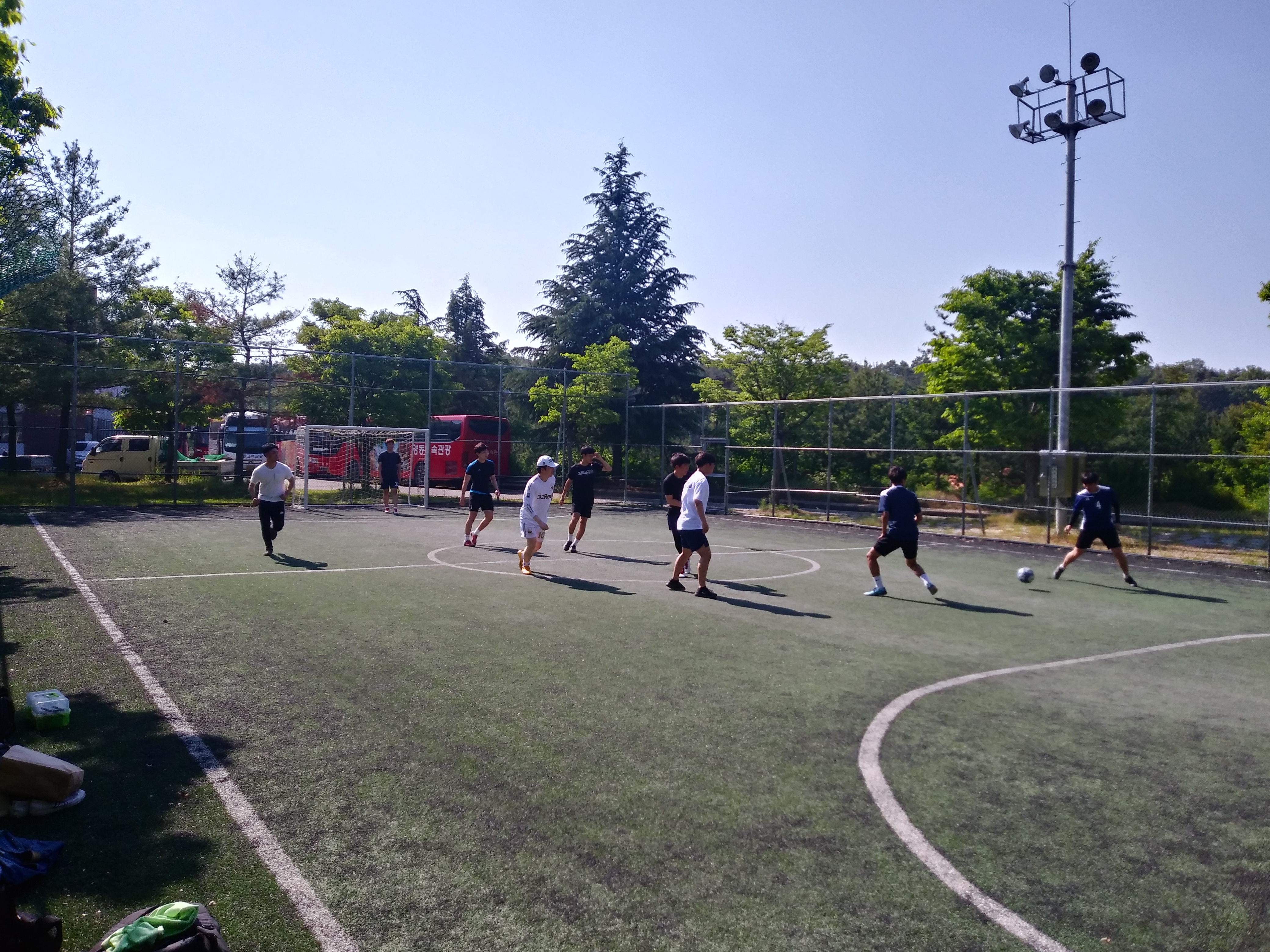 교수님과 학과동아리 활동-풋살